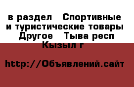  в раздел : Спортивные и туристические товары » Другое . Тыва респ.,Кызыл г.